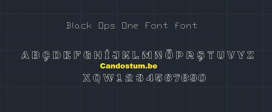 Font Black Ops